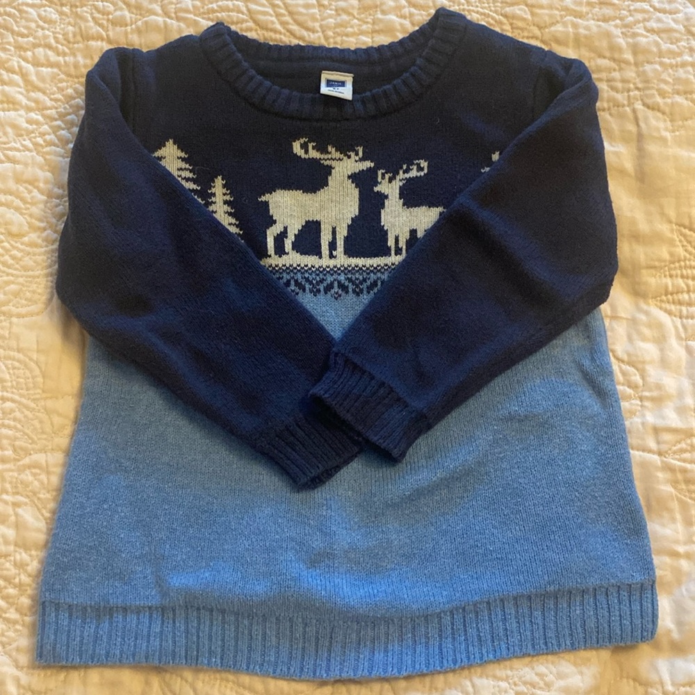 Janie and Jack 2t holiday sweater VGUC